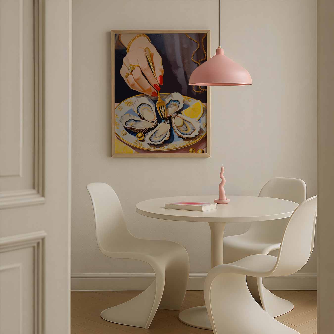 Elegant Oyster Diner Poster-WallArtistic