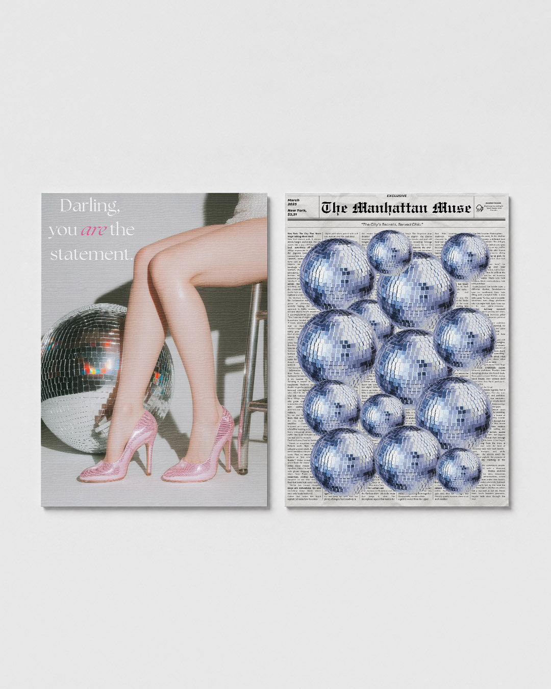 Glamour en reflectie Posterset
