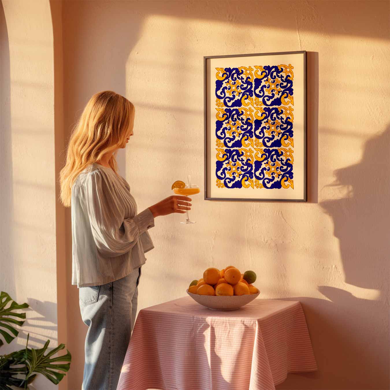 Mozaïek Magie Wandposter-WallArtistic