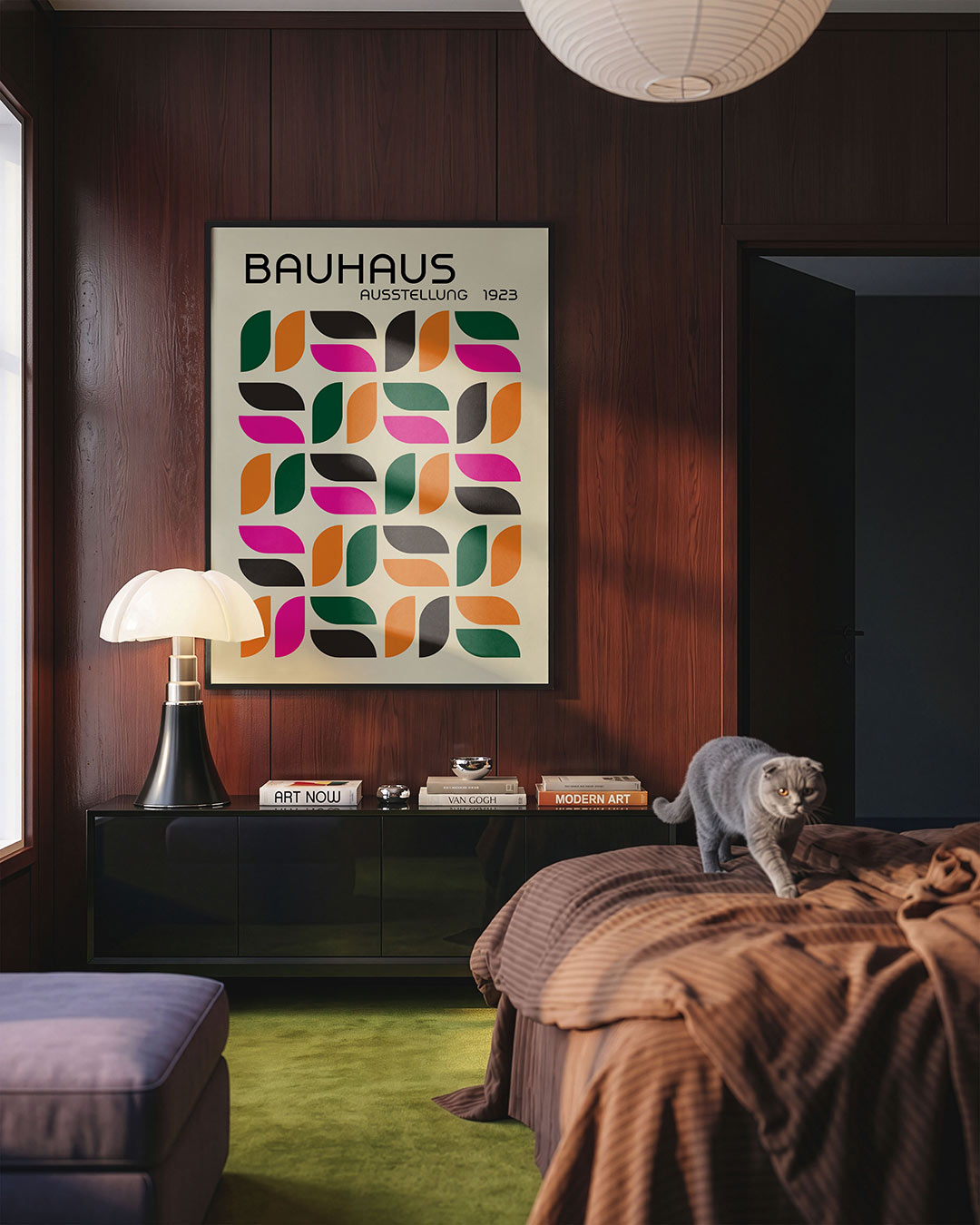 Vormritme en kleur Poster