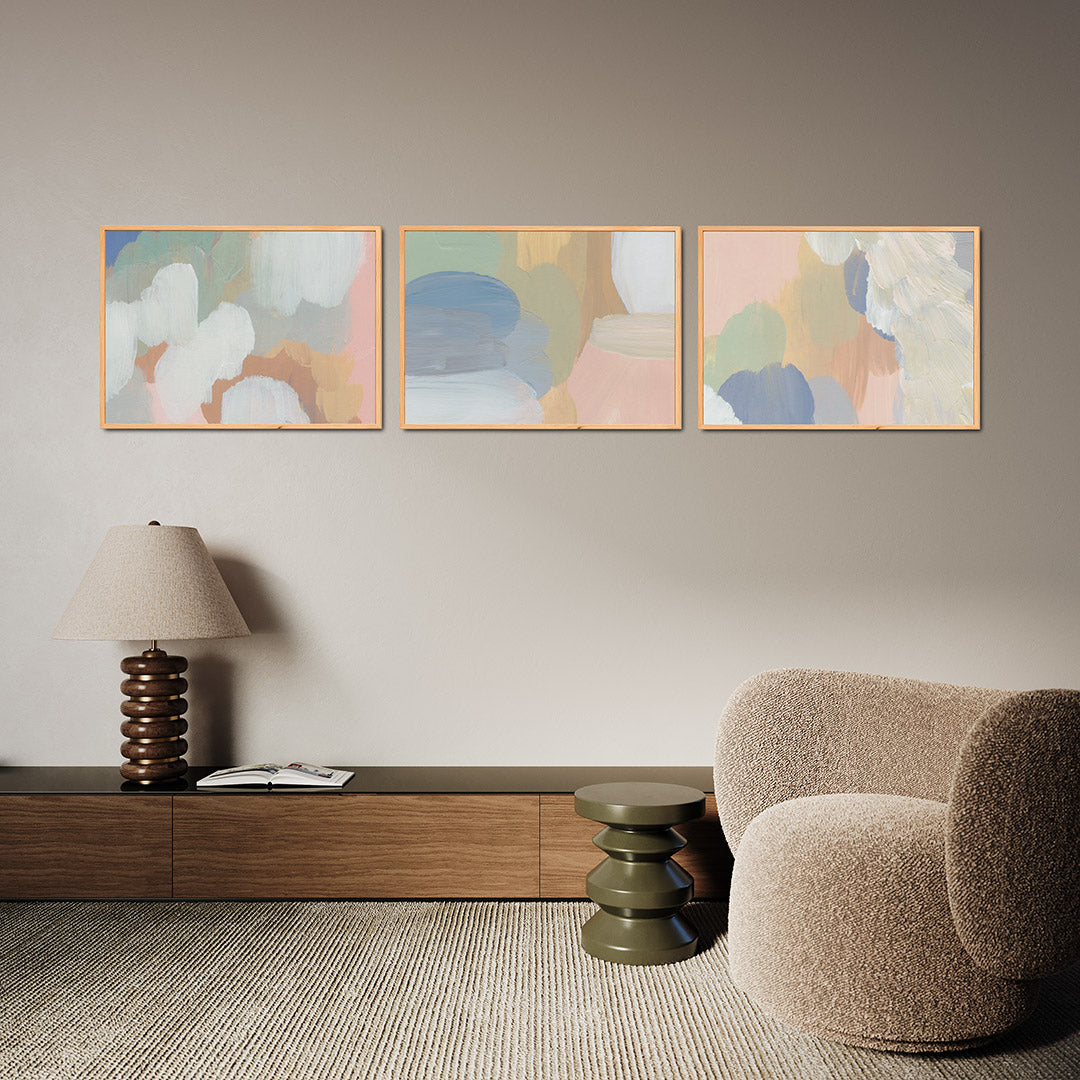 Kleurrijke wolken Posterset