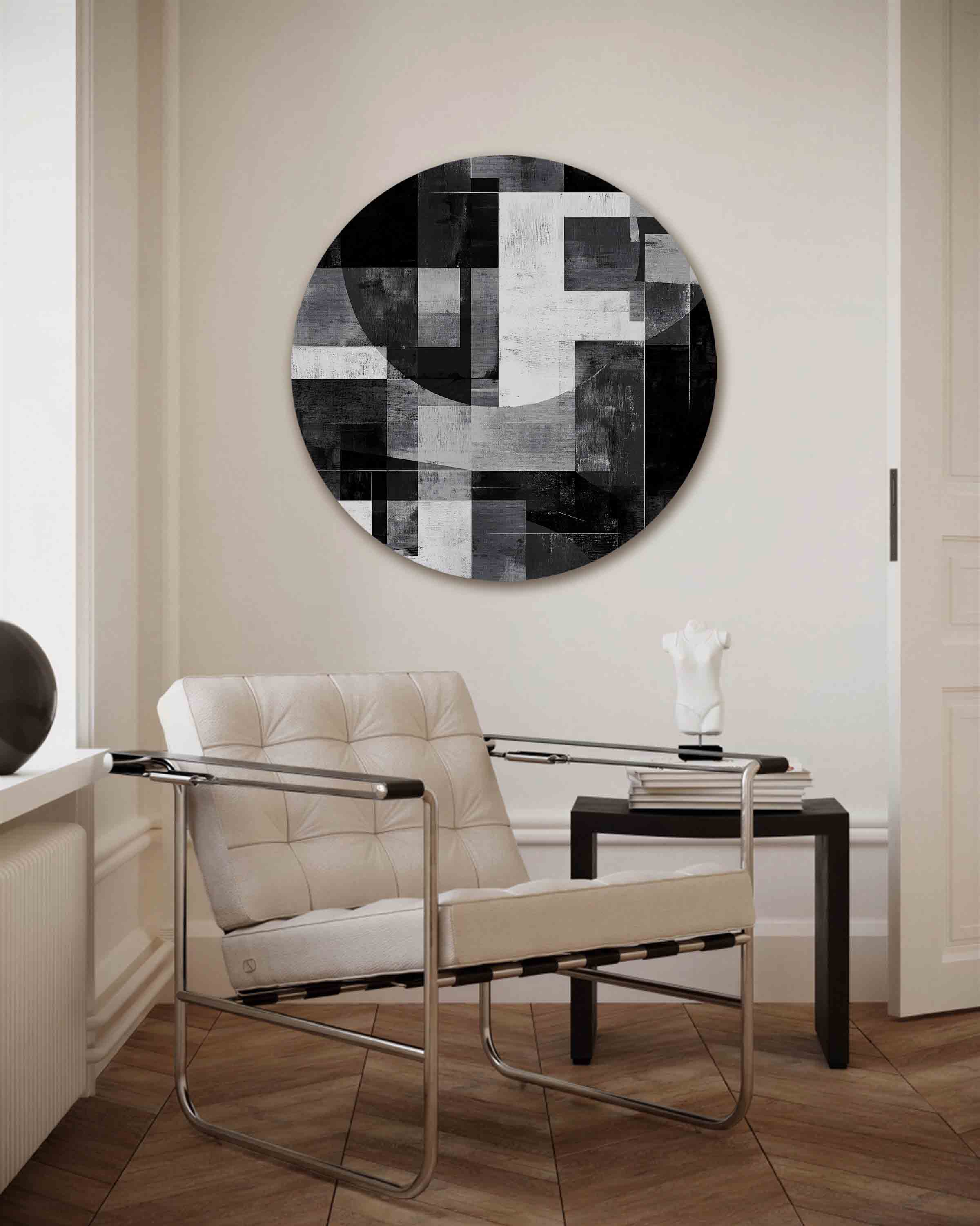 Abstracte geometrische Muurcirkel