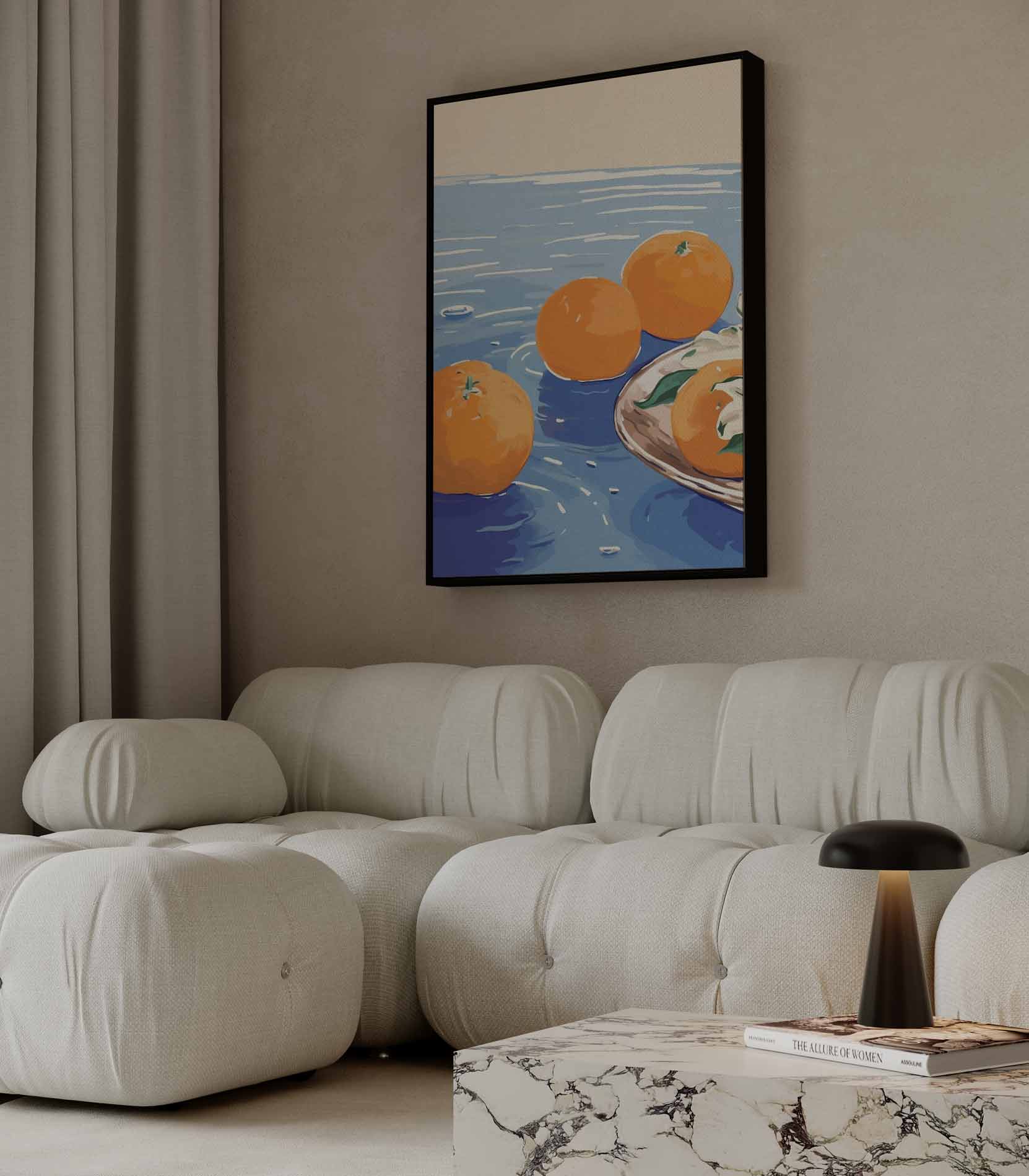 Citrus Serenade Kunstwerk-canvas-dibond-plexiglas-wanddecoratie-WallArtistic