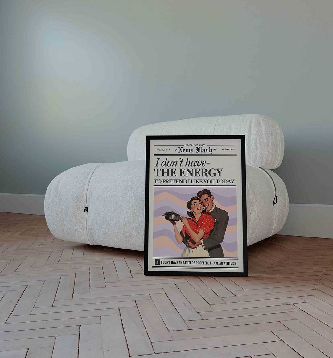 Retro koppel Poster