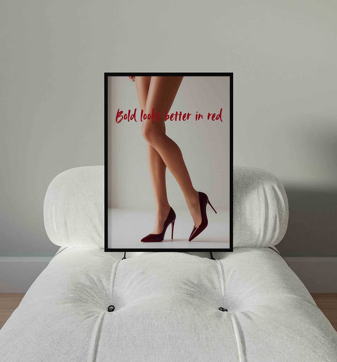 Rode hakken Poster