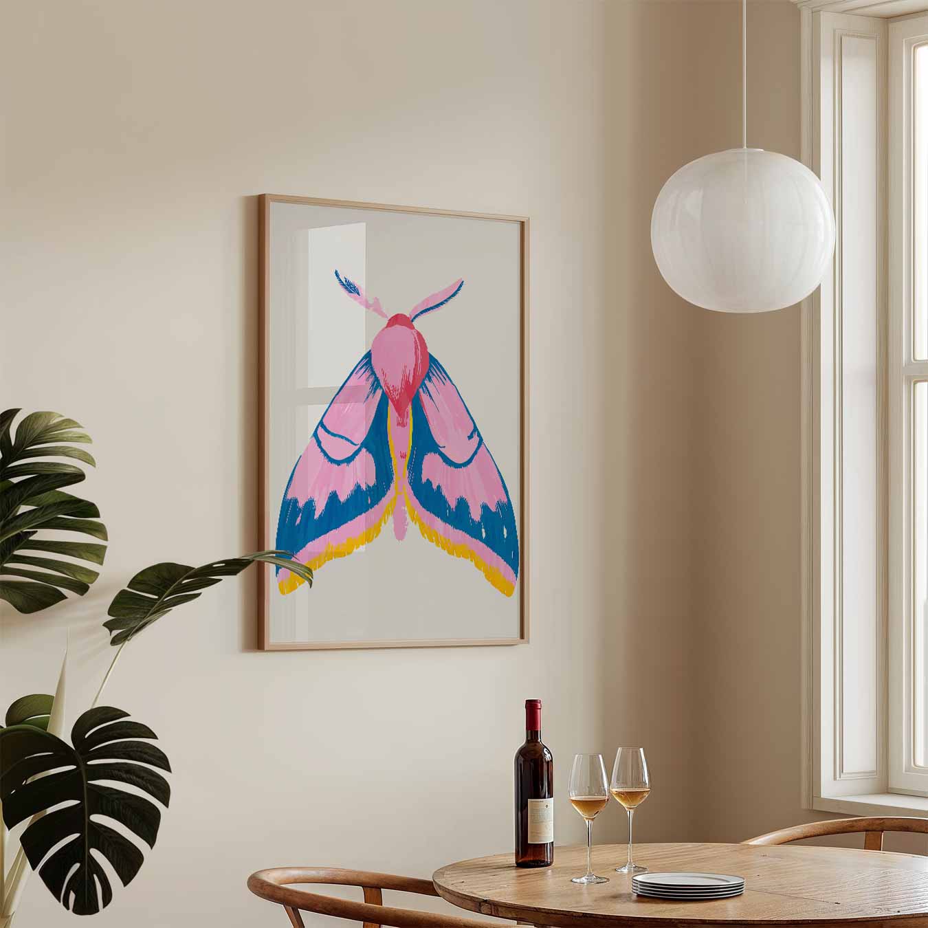Kleurrijke Vlinderposter-WallArtistic