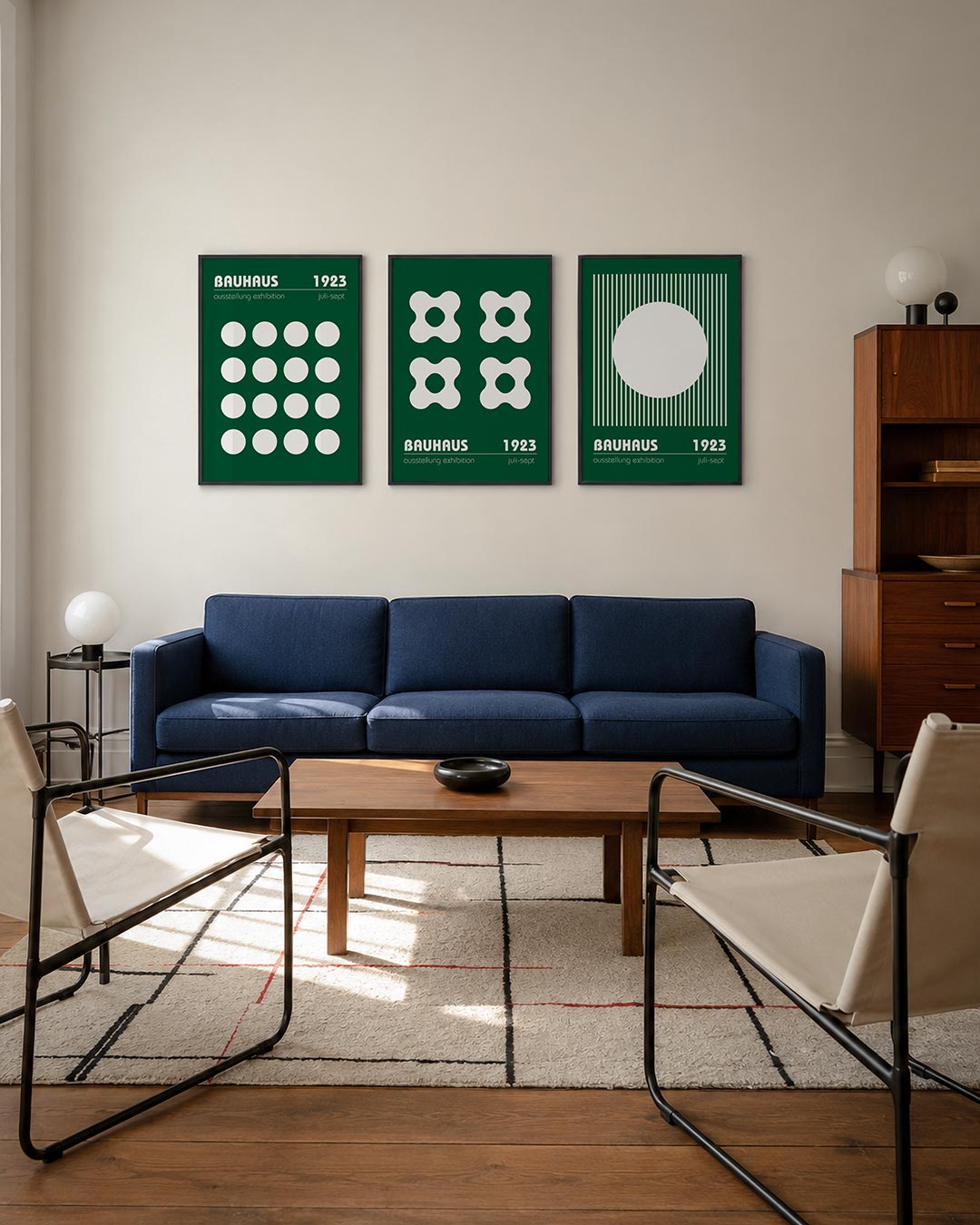Cirkelritme en kleur Posterset