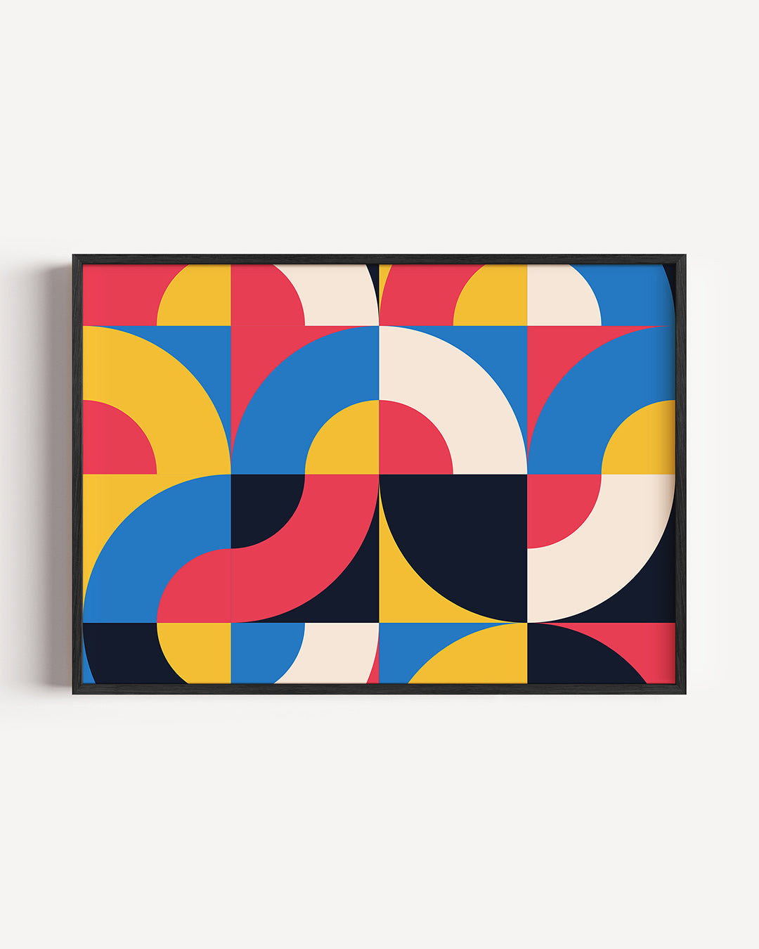 Vormritme en kleur Poster