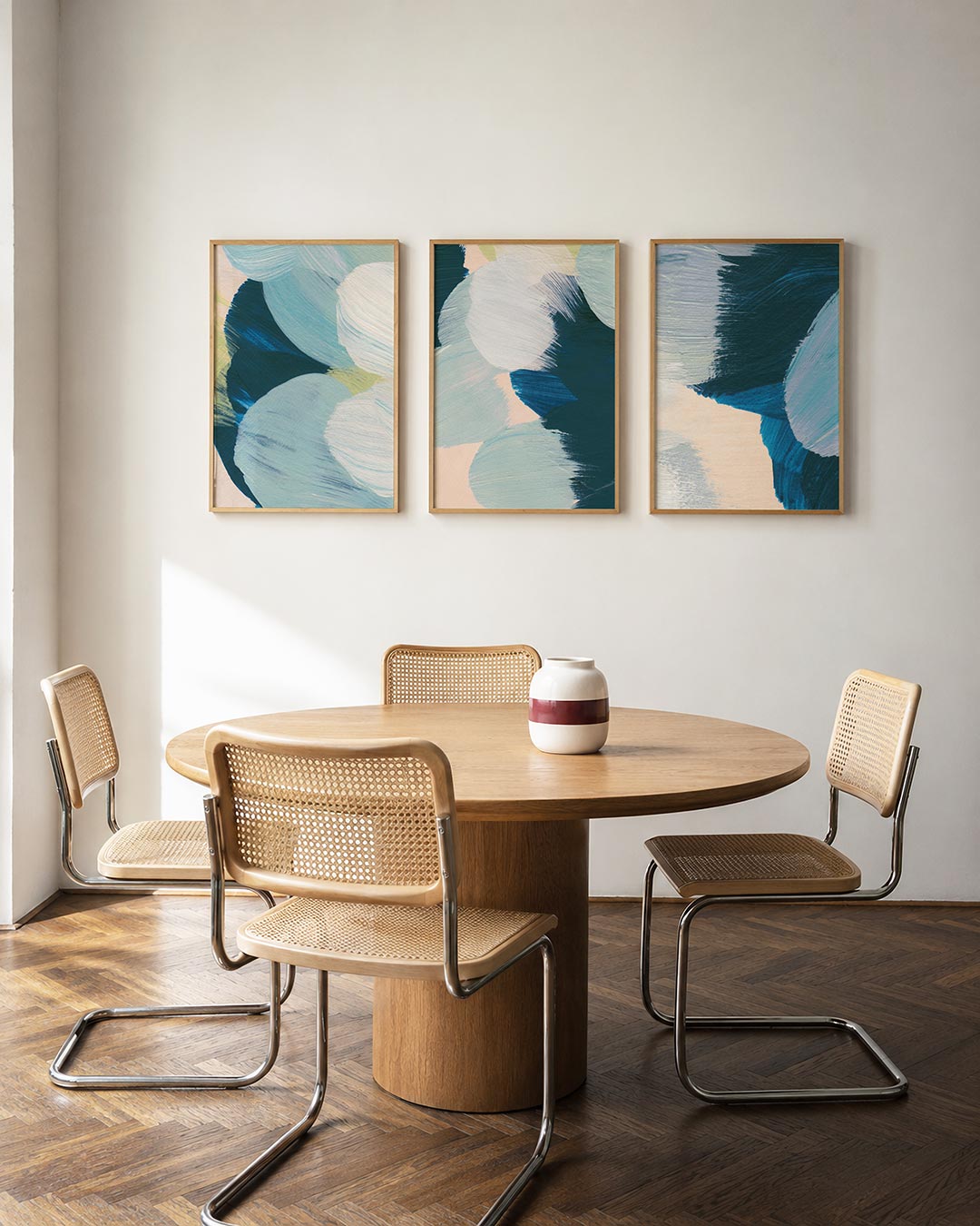 Kleurrijke vormen Posterset