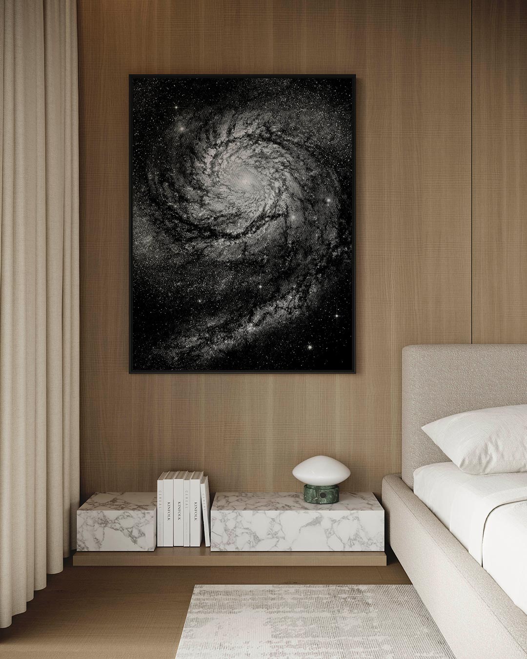 Kosmische spiraal Kunstwerk