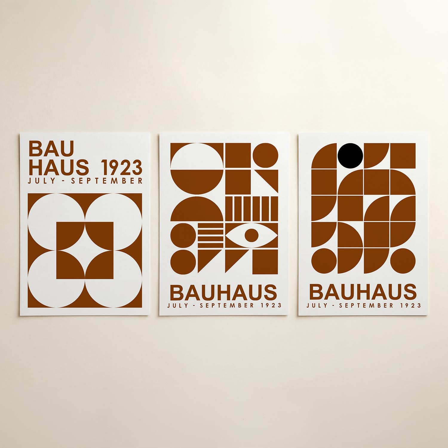 Vormen en vlakken Posterset
