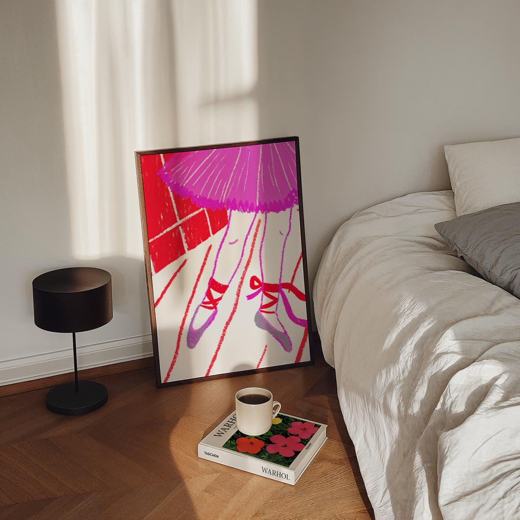 Elegante Ballerina Poster-WallArtistic