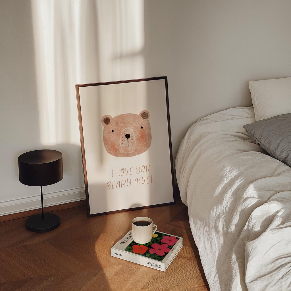 Schattige Beertje Poster-WallArtistic