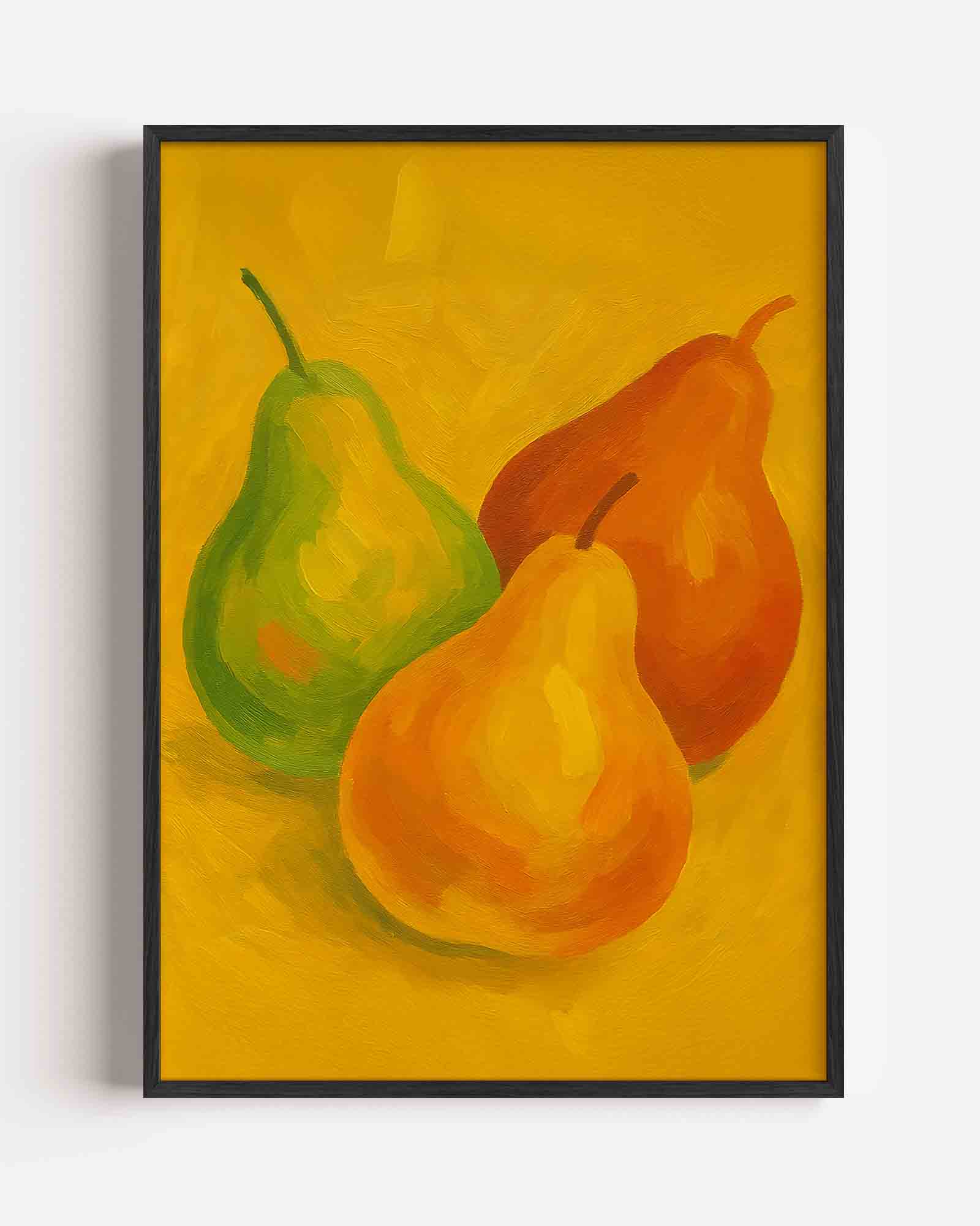 Drie peren Poster