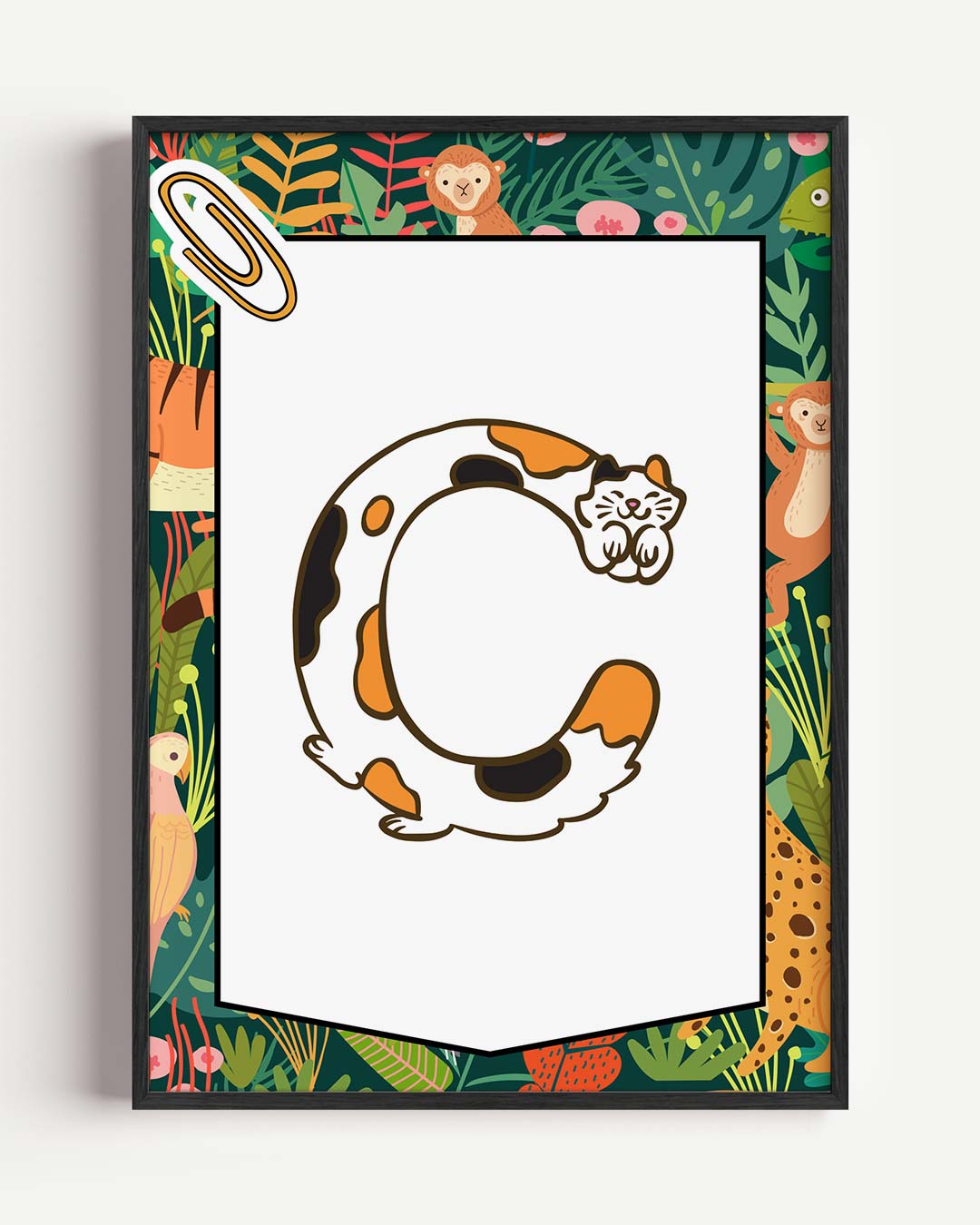 Jungle Vibes Kattenposter-WallArtistic