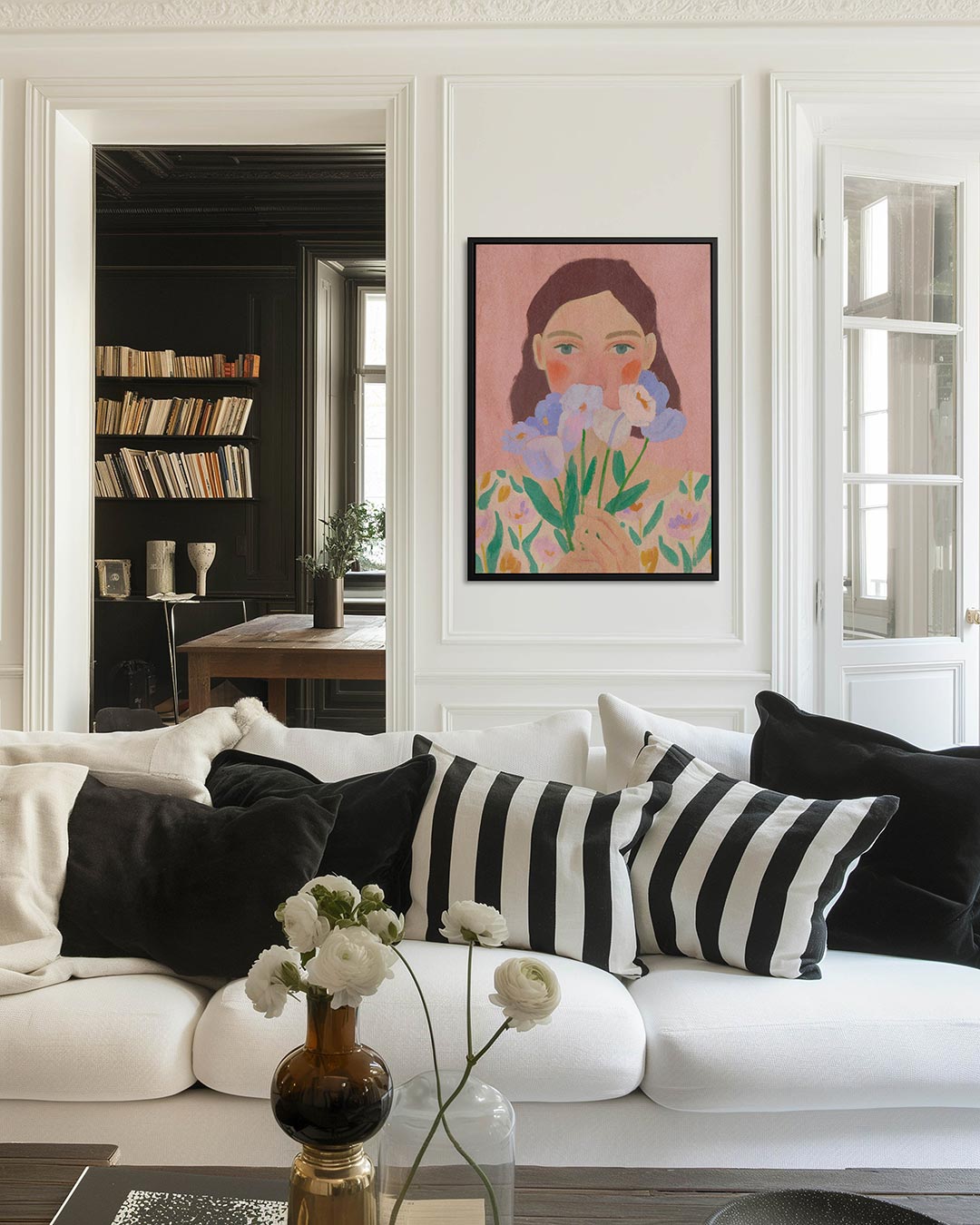 Bloemenportret Kunstwerk