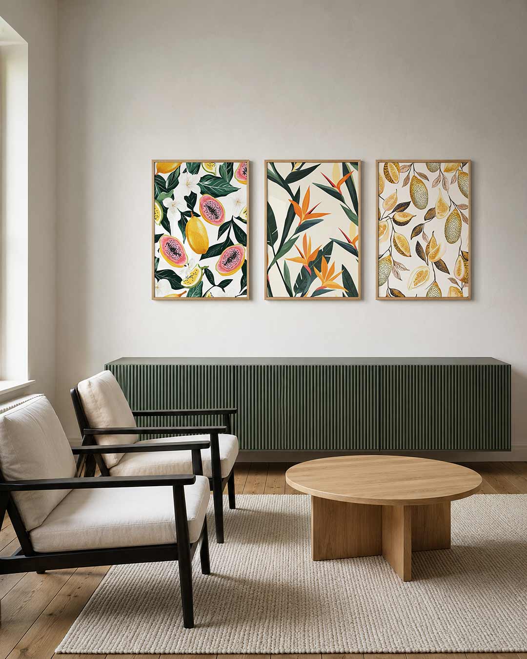 Fruitige patronen Posterset