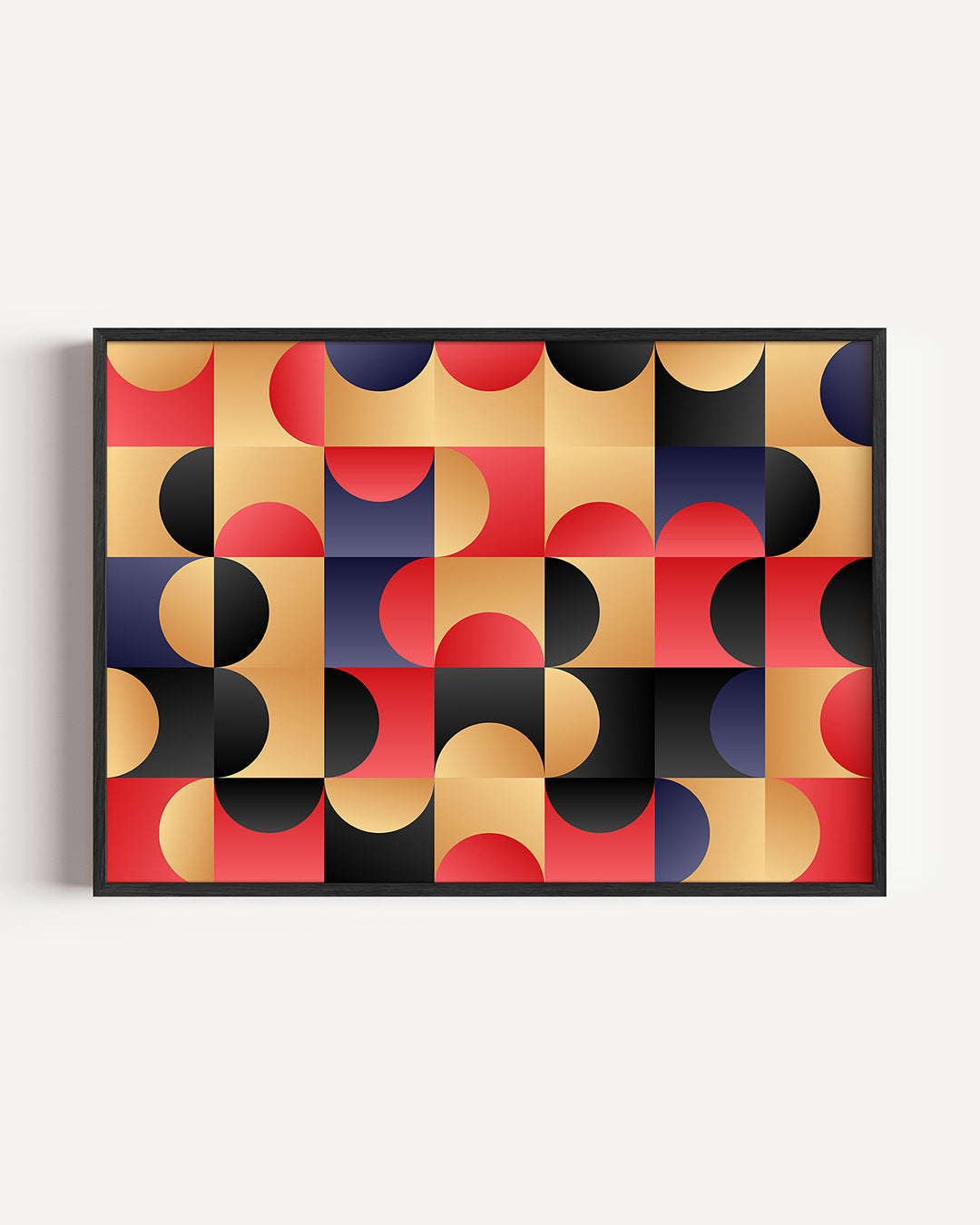 Vormritme en kleur Poster