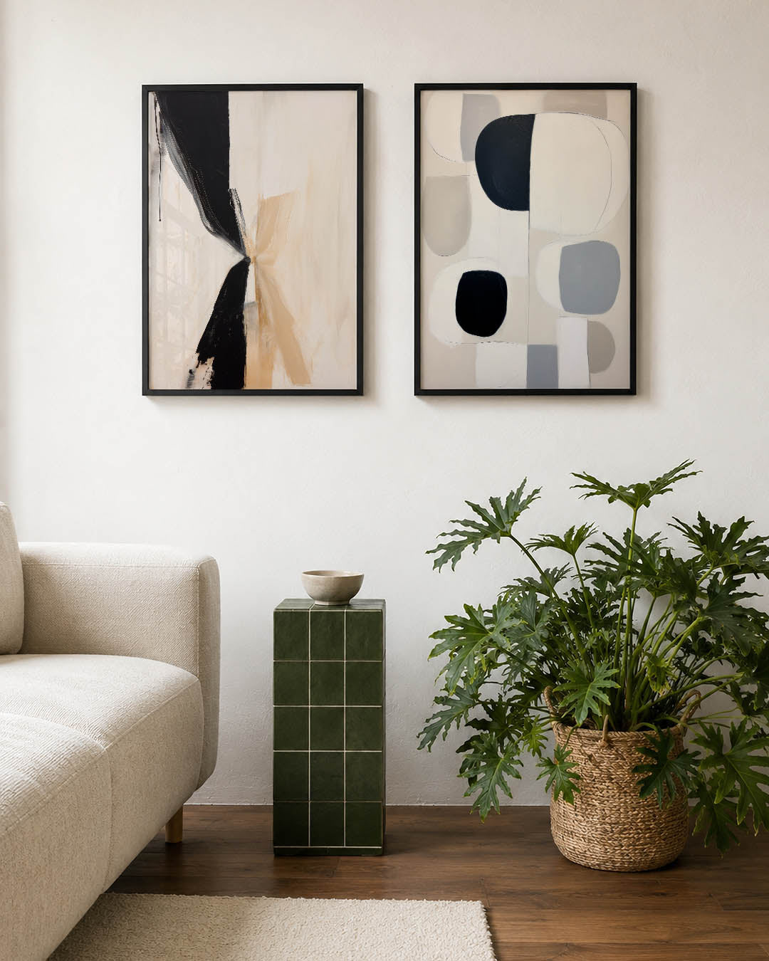 Dynamisch lijnenspel Posterset