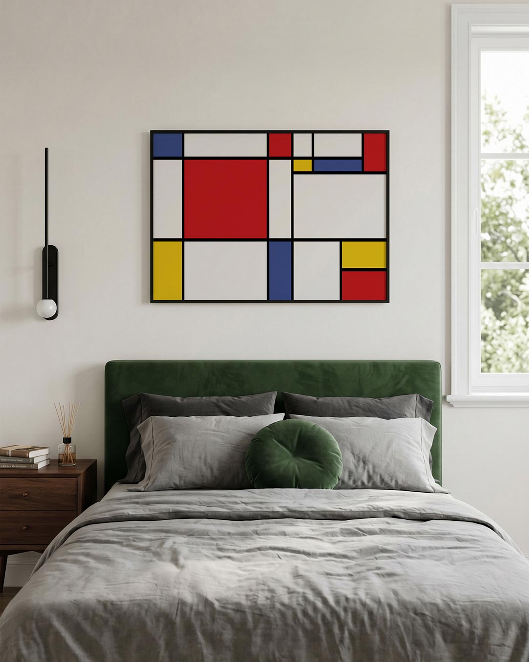Vlakverdeling en kleur Poster