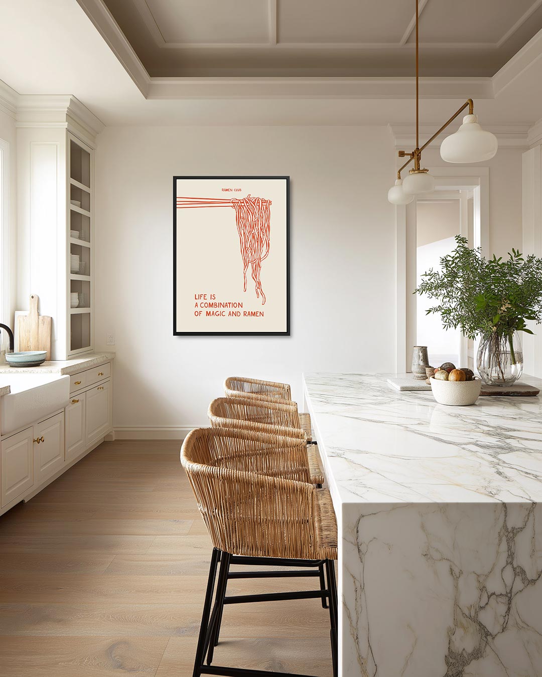 Ramen inspiratie Kunstwerk