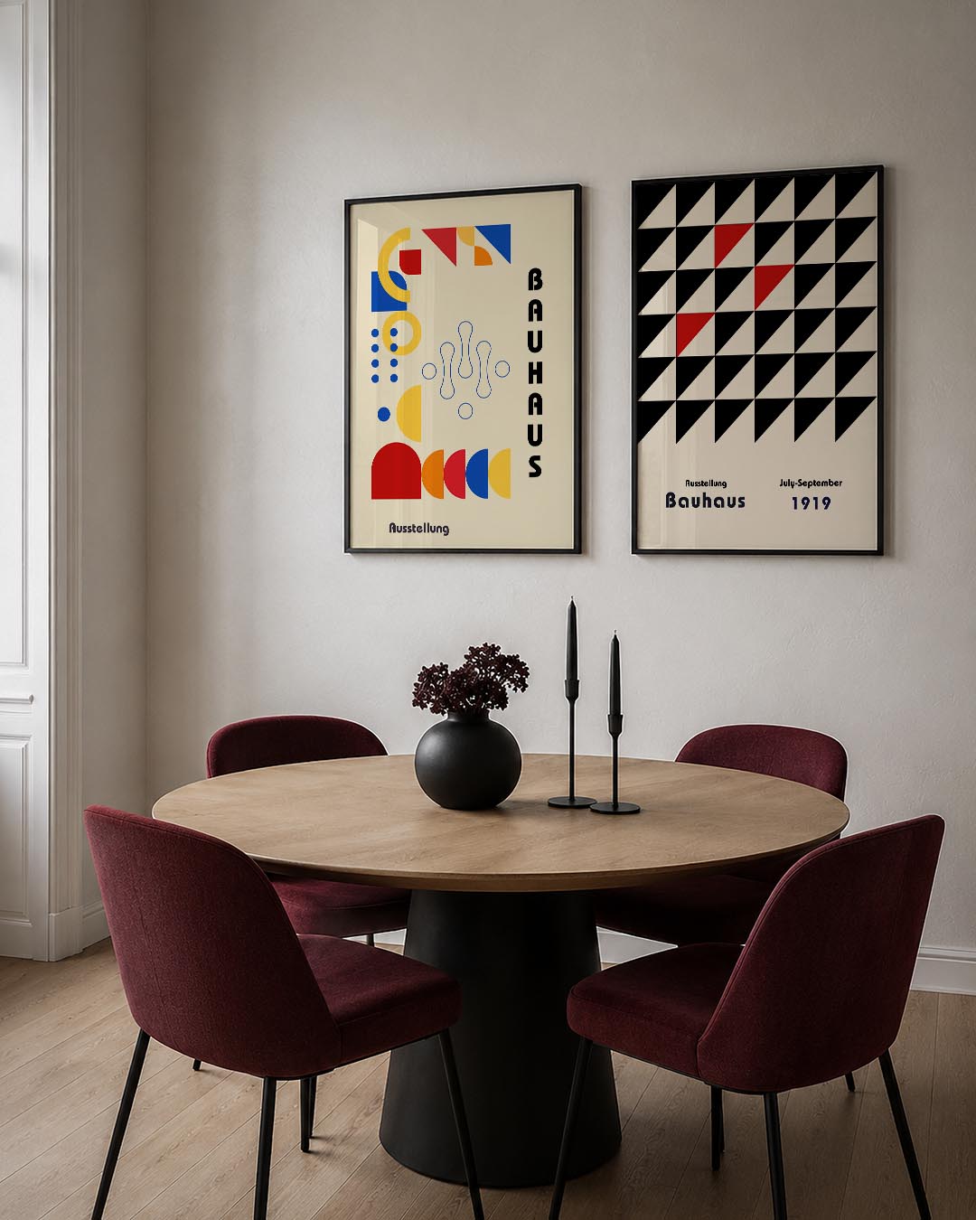 Vormen en kleurvlakken Posterset