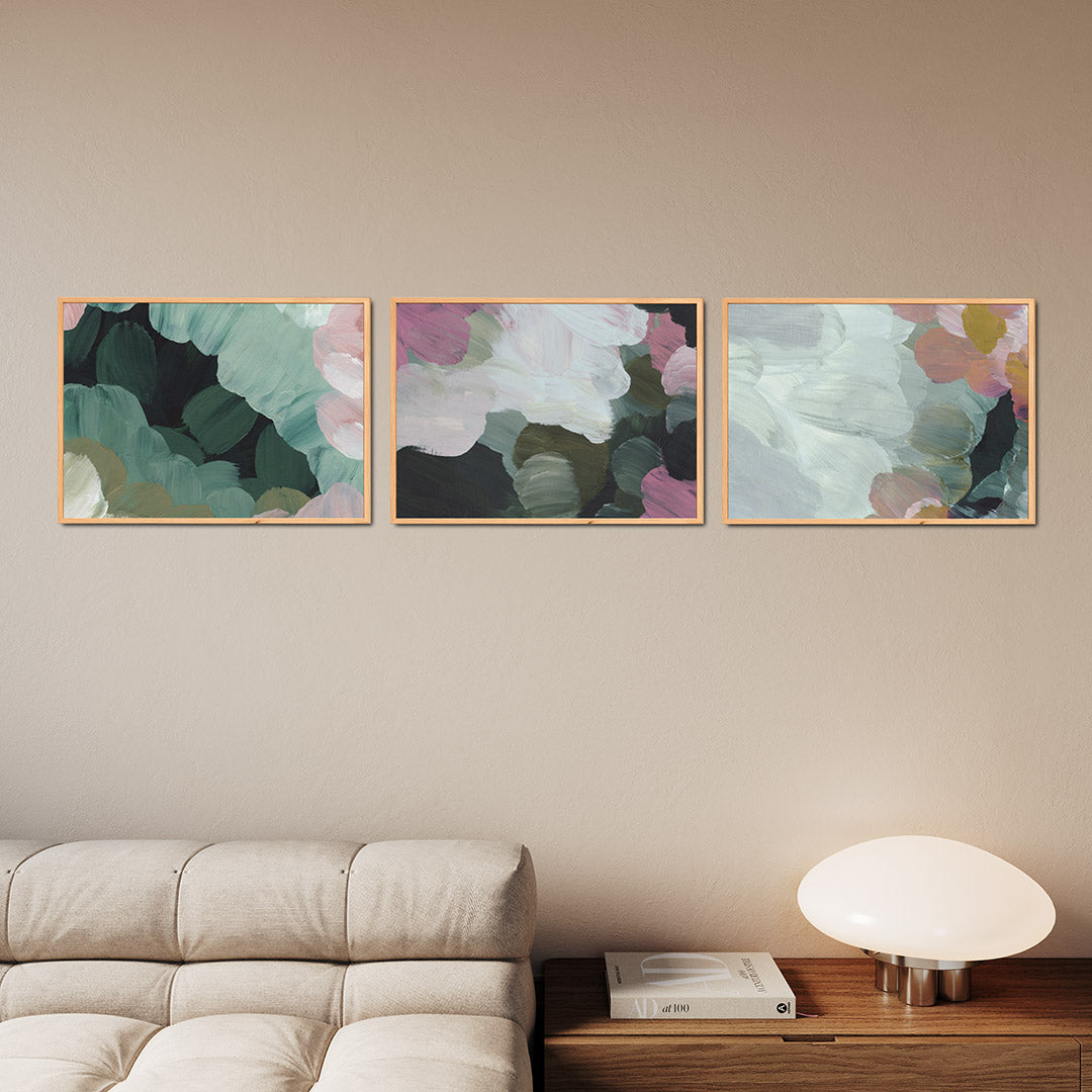 Kleurige vormen Posterset