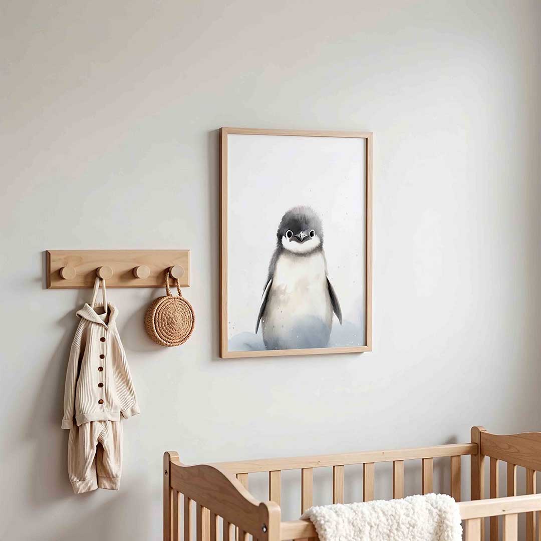 Schattige pinguïn Poster