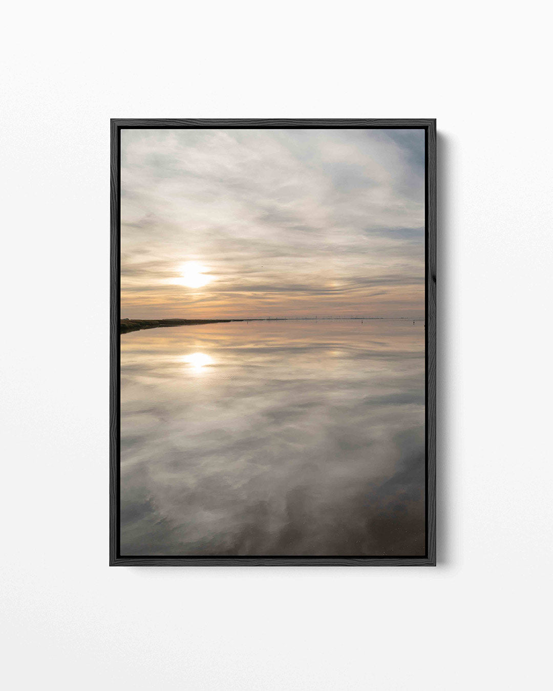 Rustige zonsondergang Kunstwerk