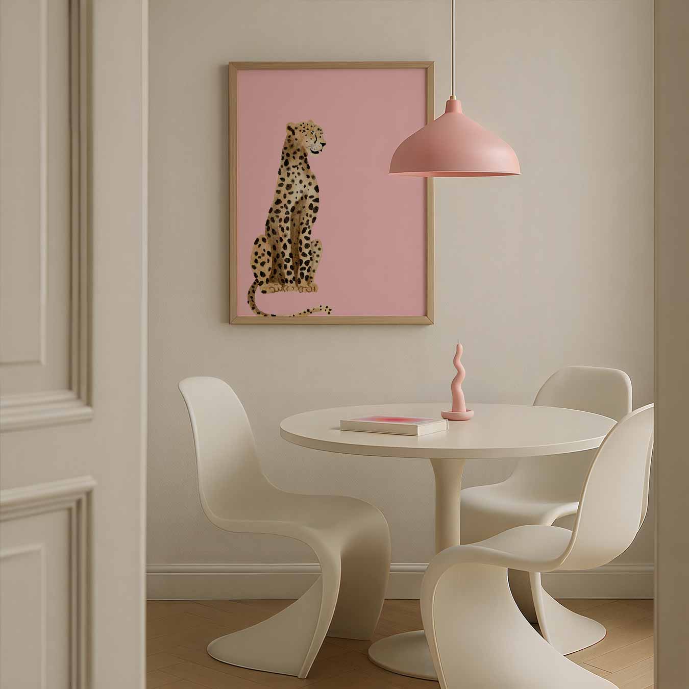 Stijlvolle Luipaard Poster-WallArtistic