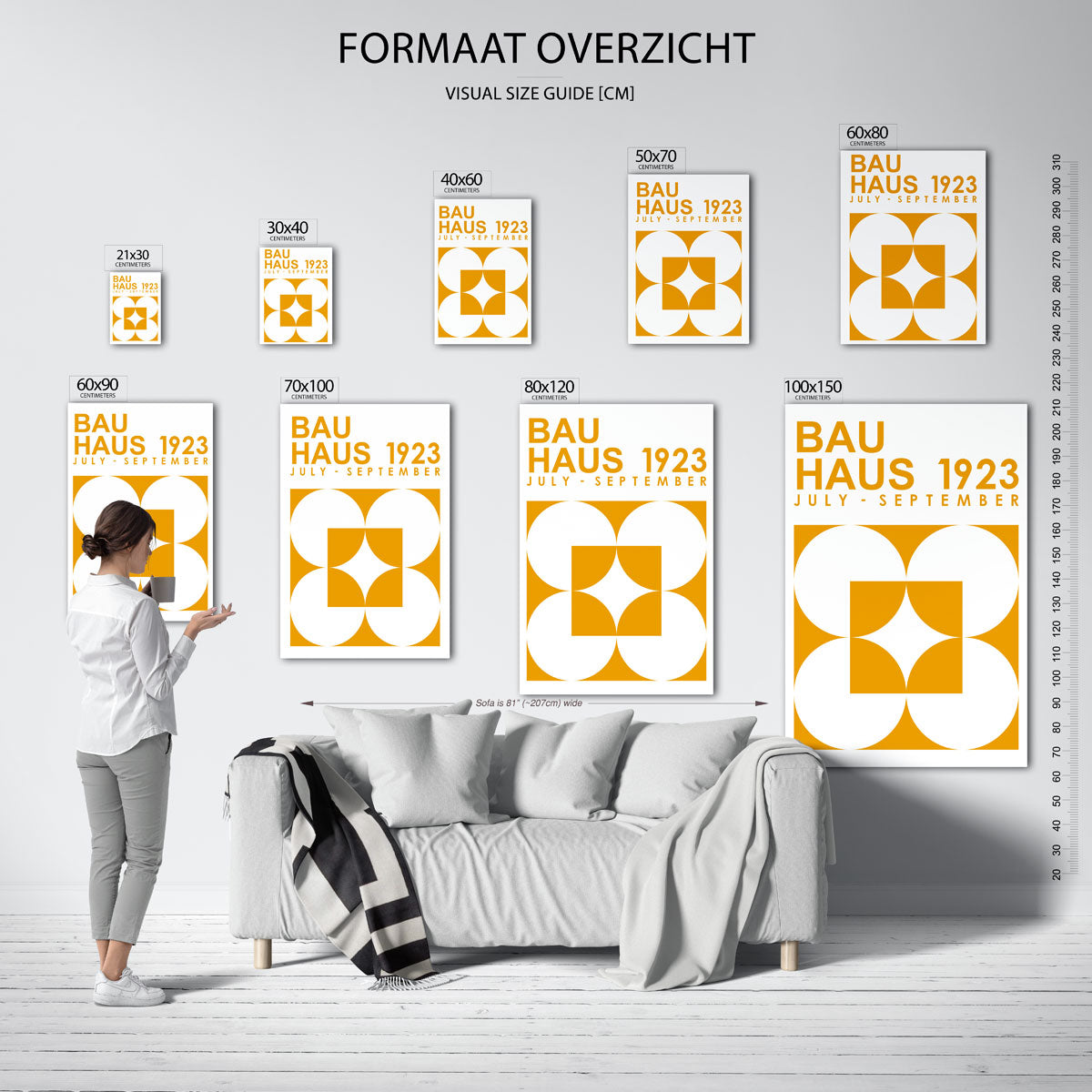 Vormen en vlakken Poster