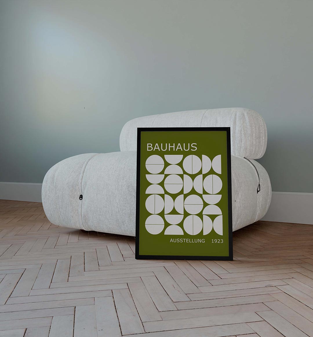 Vormritme en kleur Poster