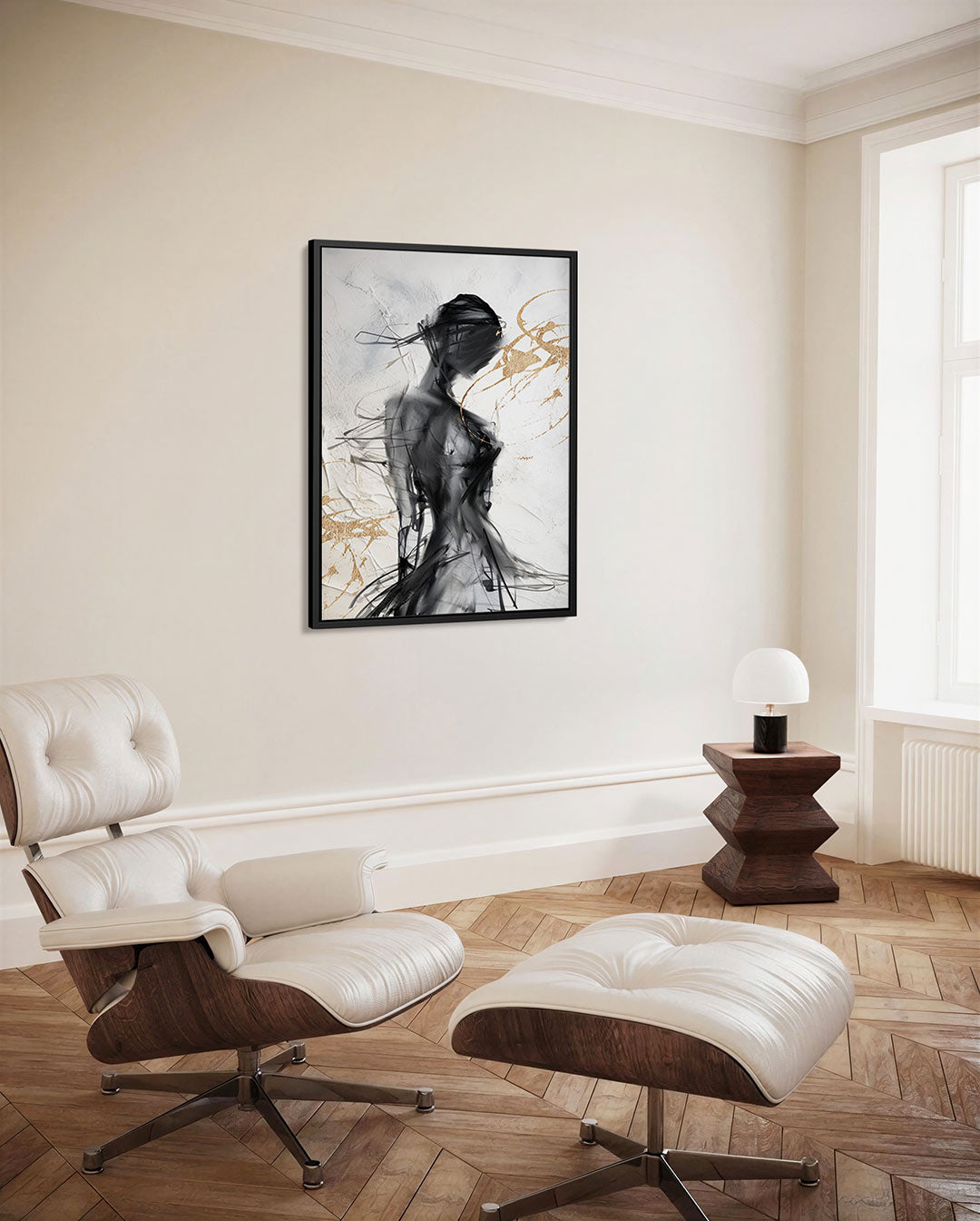 Dynamische vormen Kunstwerk