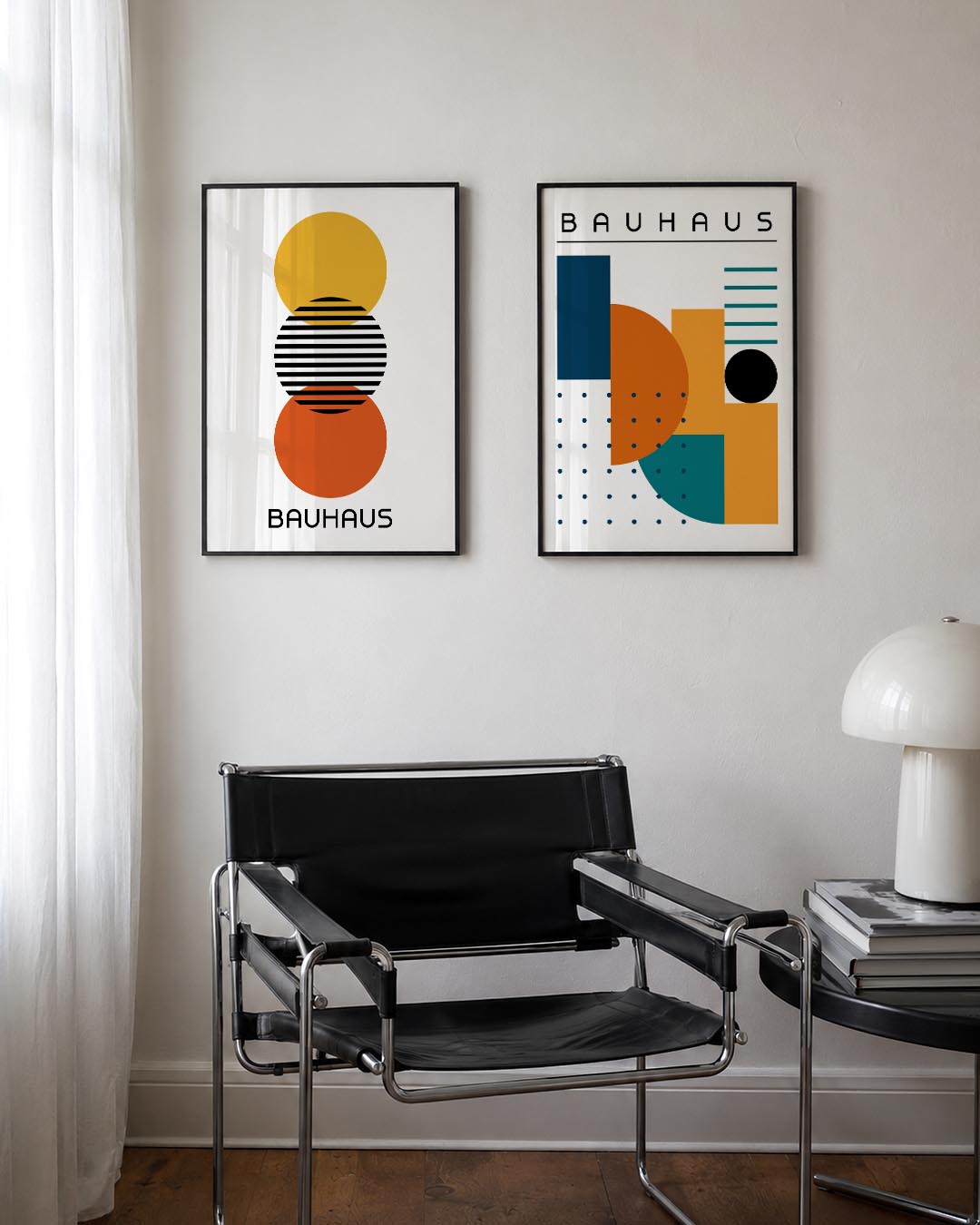 Cirkel en strepen Posterset