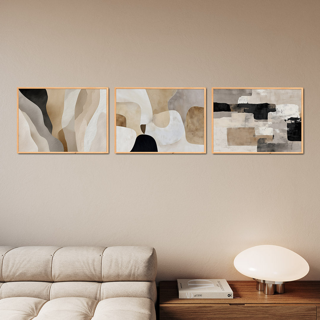 Zachte vormen Posterset
