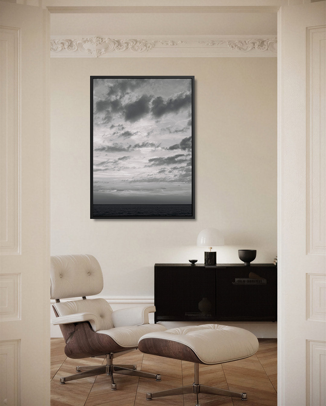 Dramatische lucht Kunstwerk