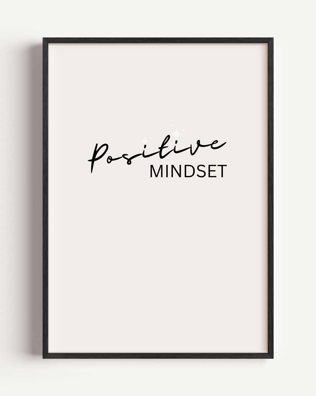Positive Mindset Poster-WallArtistic