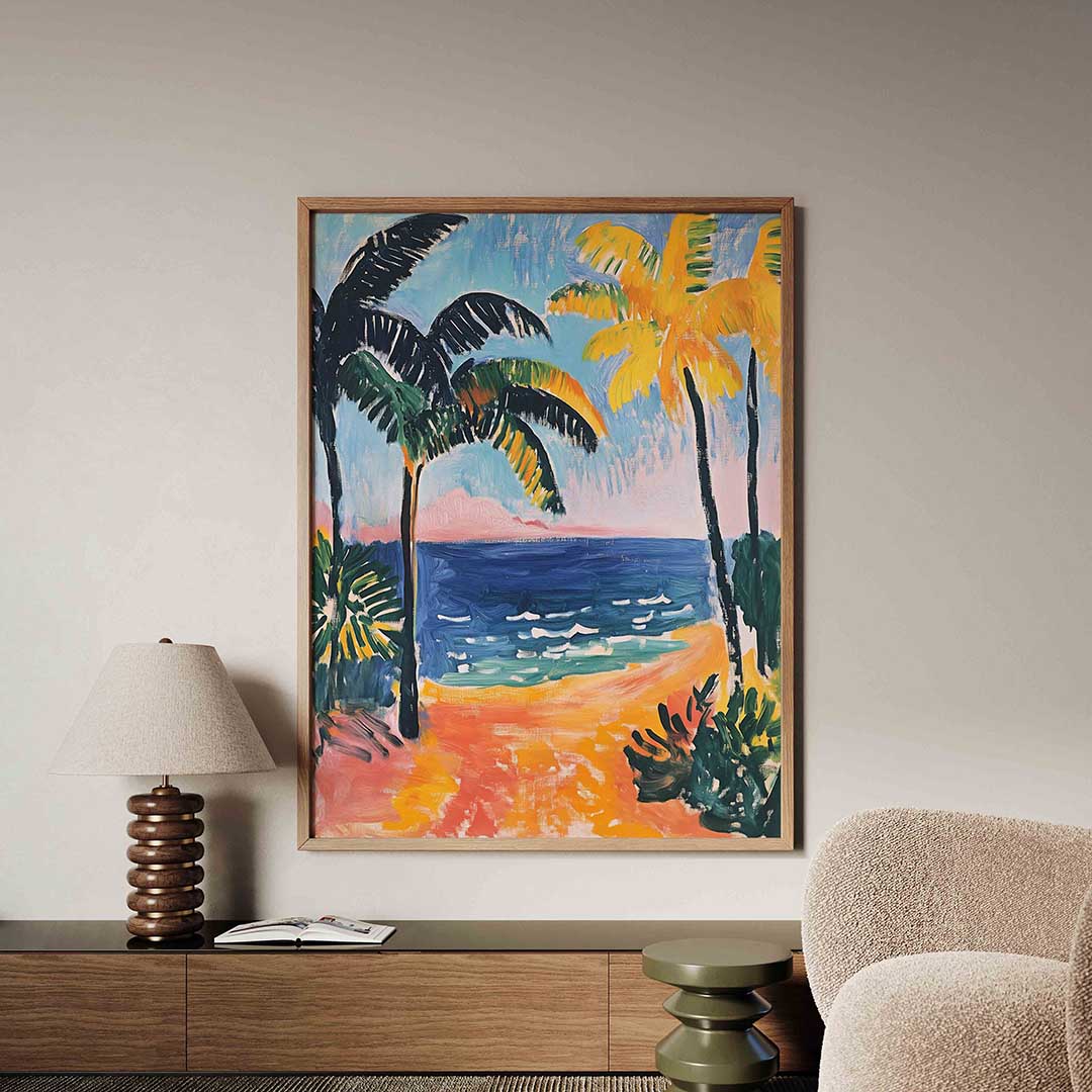 Tropische palmbomen Poster