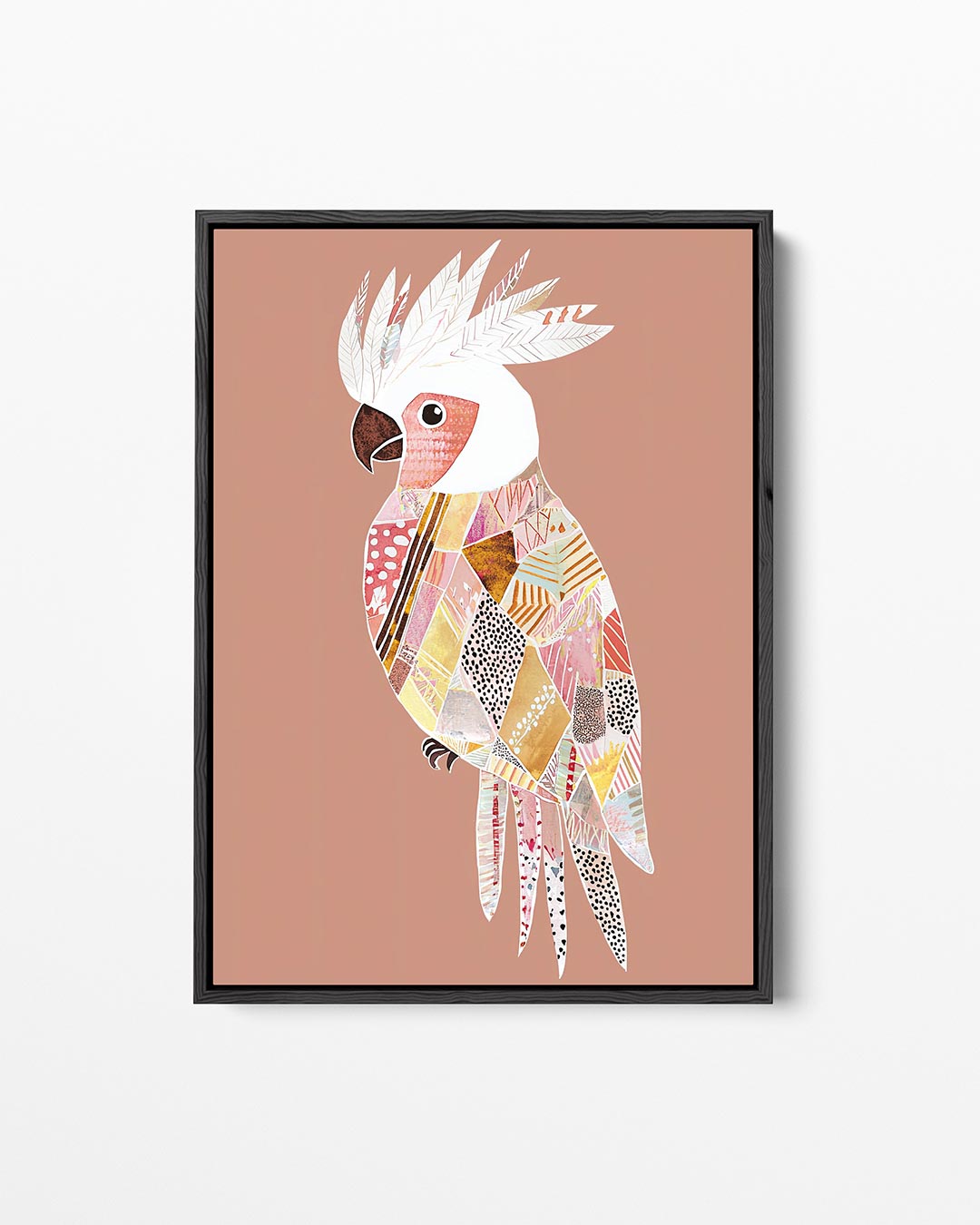 Vrolijke papegaai Kunstwerk