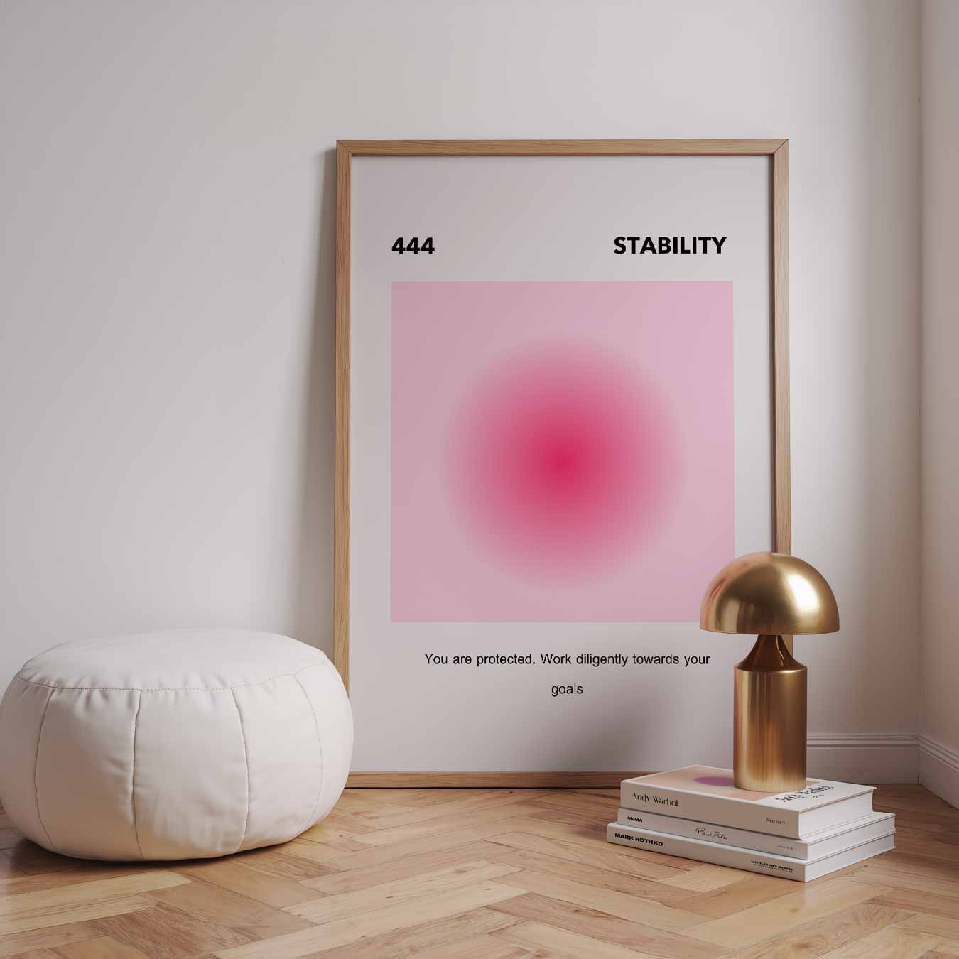 Inspirerende "Stability 444" Poster-WallArtistic