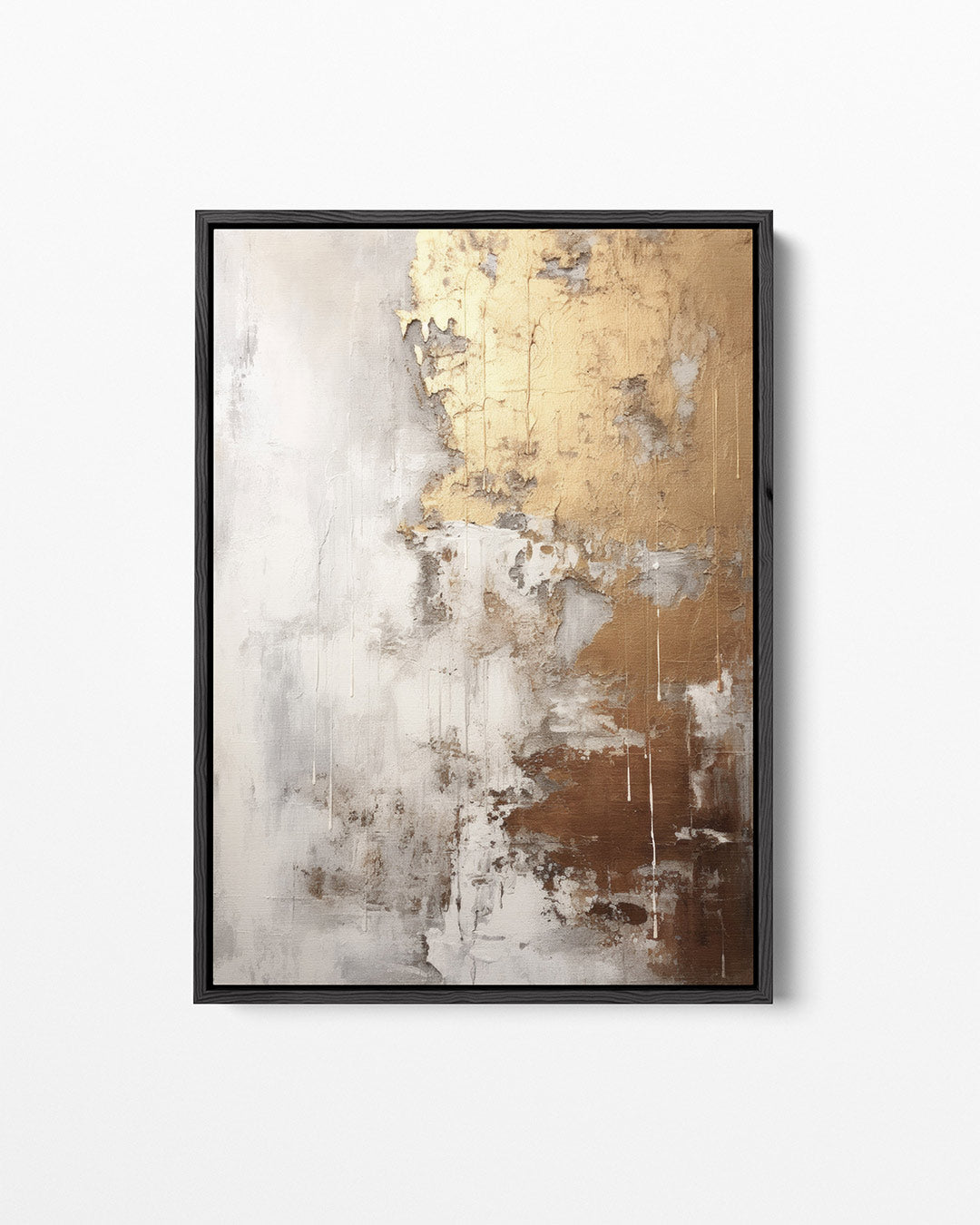 Gouden textuur compositie Kunstwerk