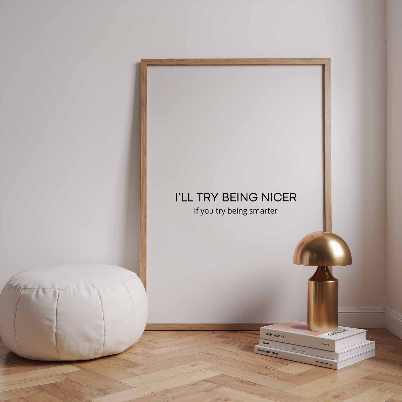 Inspirerende Quote Poster-WallArtistic