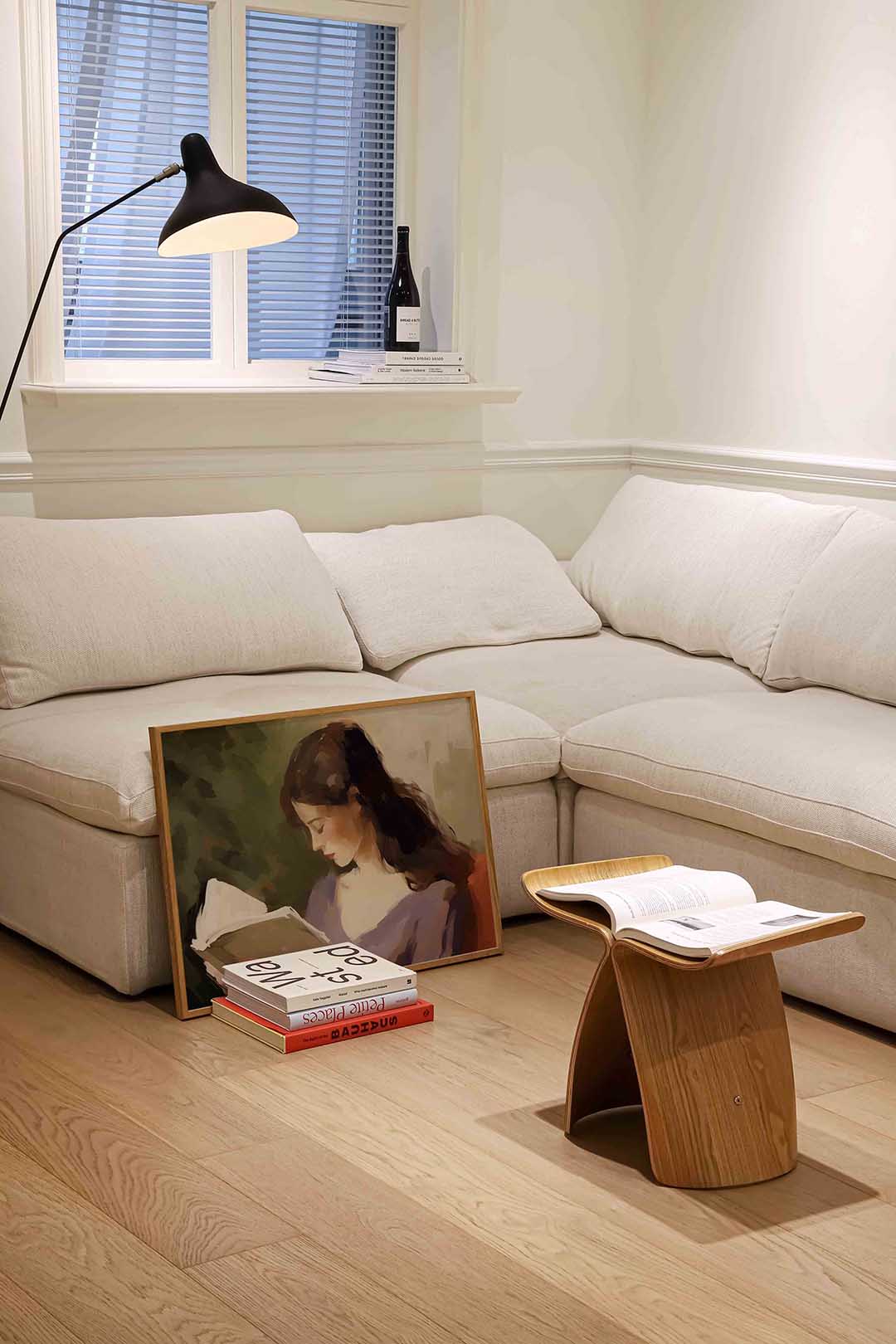 Lezende vrouw Poster