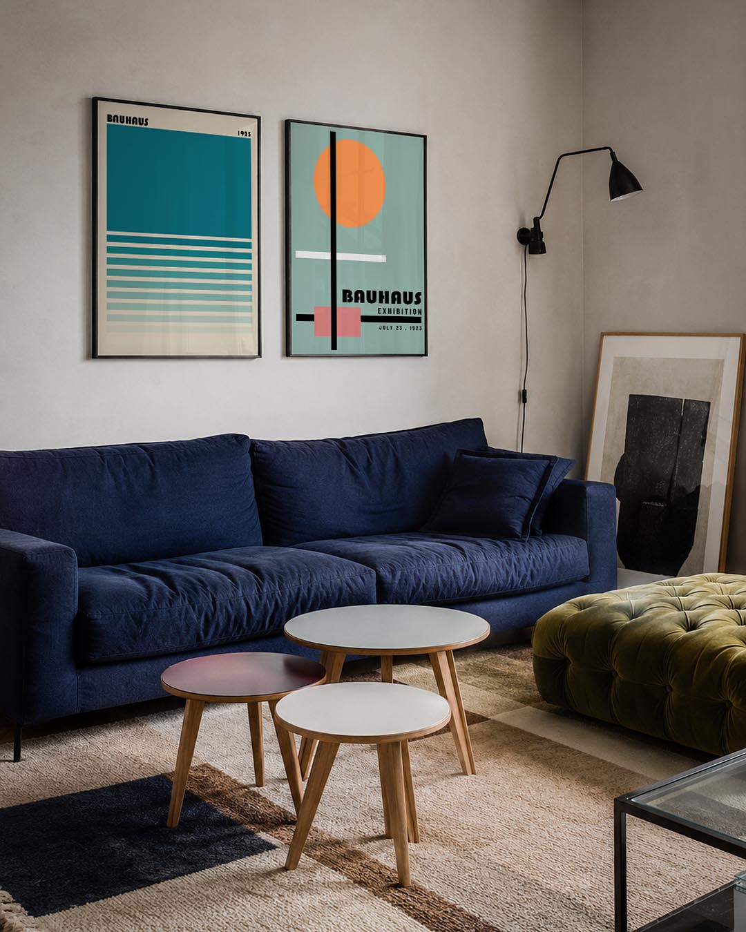 Kleurvlakken en lijnen Posterset