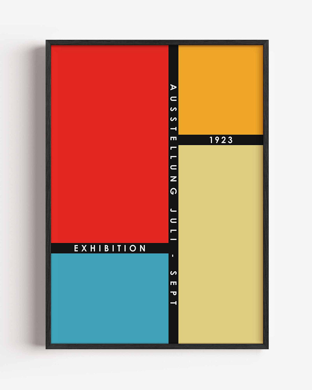 Vlakverdeling en kleur Poster