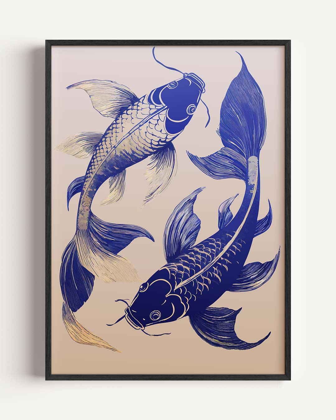 Elegante Koi Vis Poster-WallArtistic