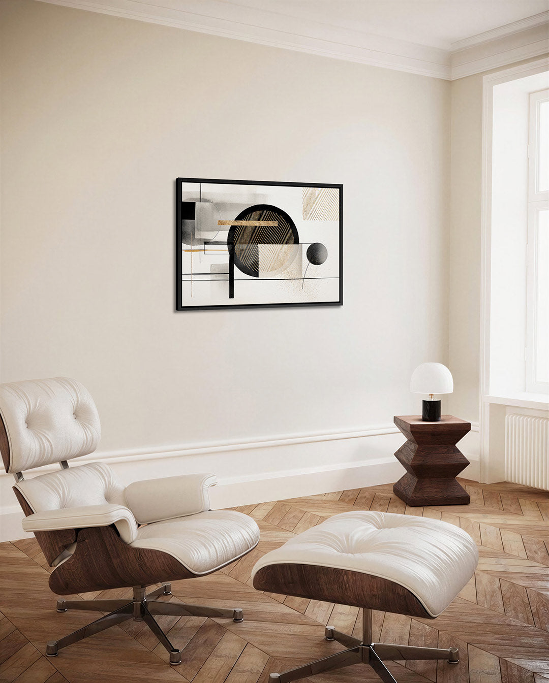 Geometrische lijnen Kunstwerk