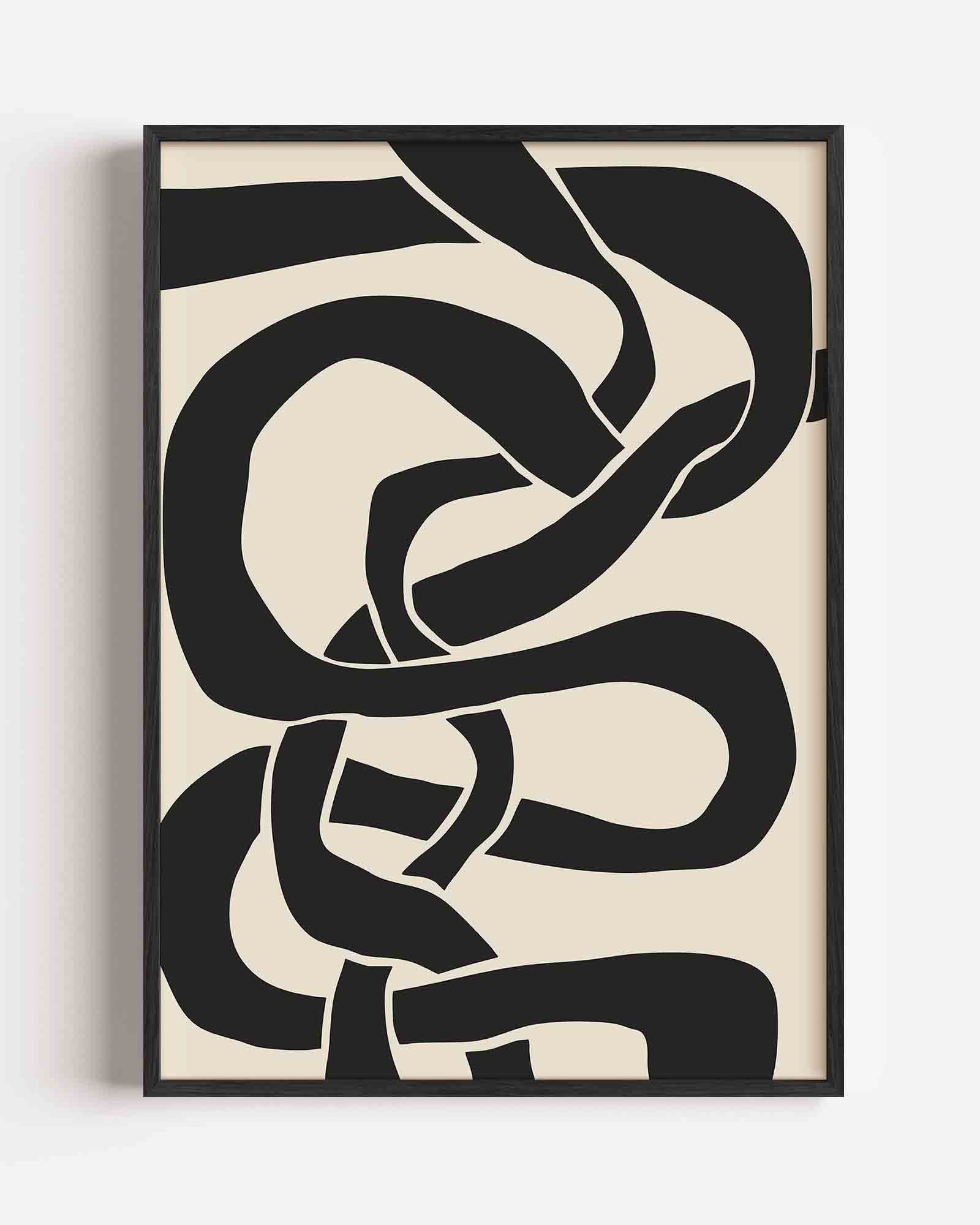 Abstracte vormen Poster