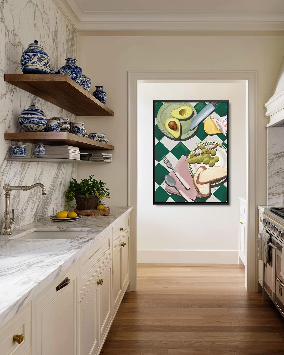 Eettafel compositie Kunstwerk