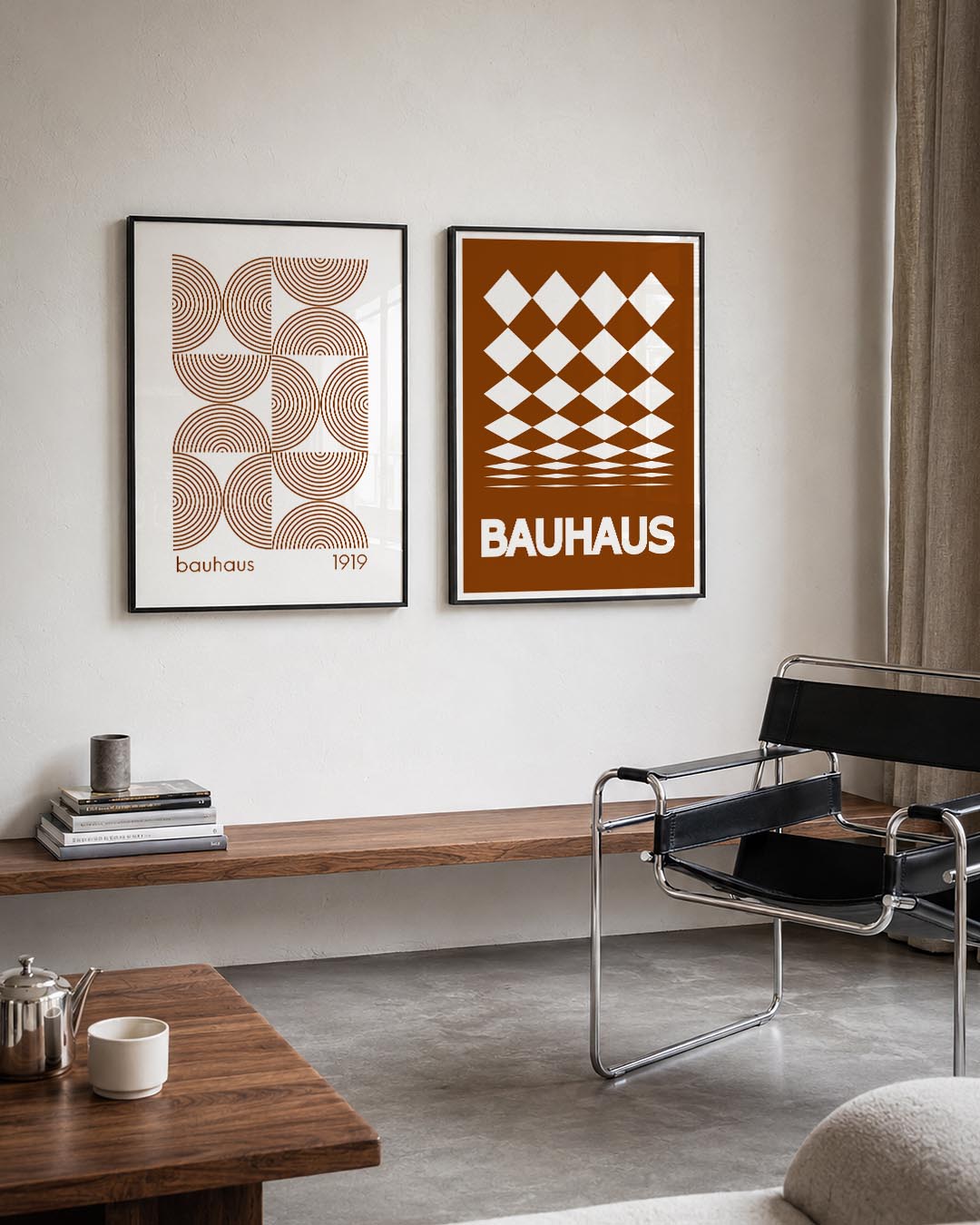 Cirkelritme en lijnen Postersets